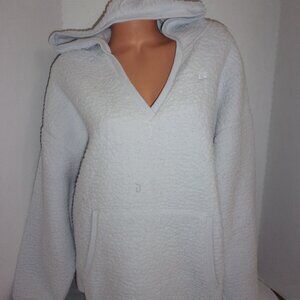 PINK Victoria's Secret Fleece Cozy Plush V-Neck Hoodie